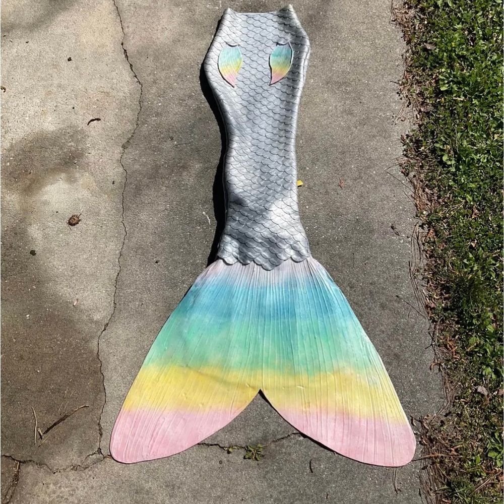 Silicone mermaid tail